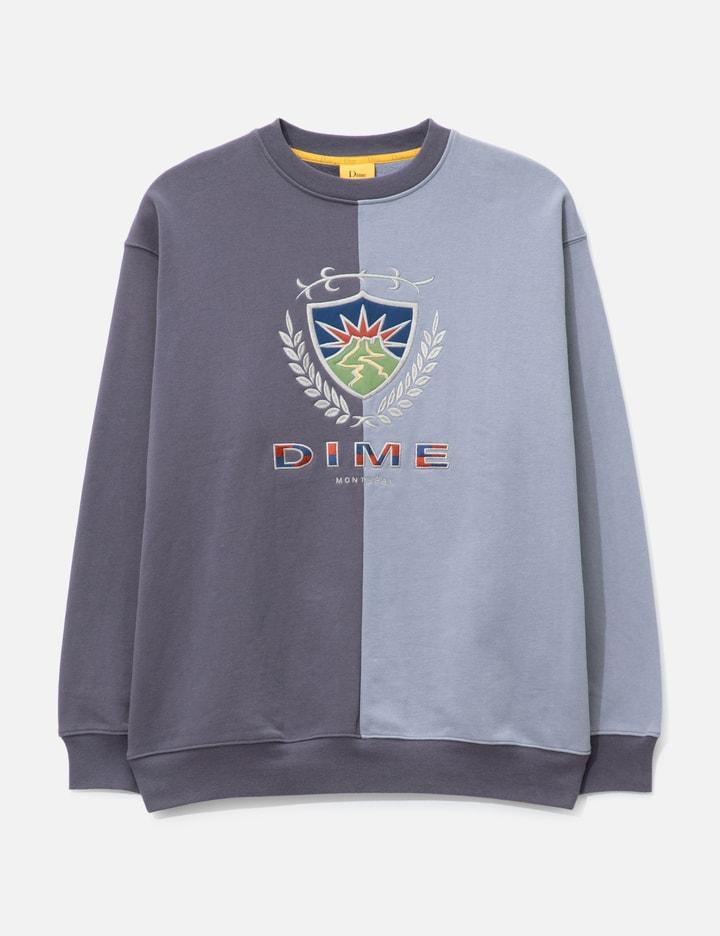 Split Crest Crewneck by DIME