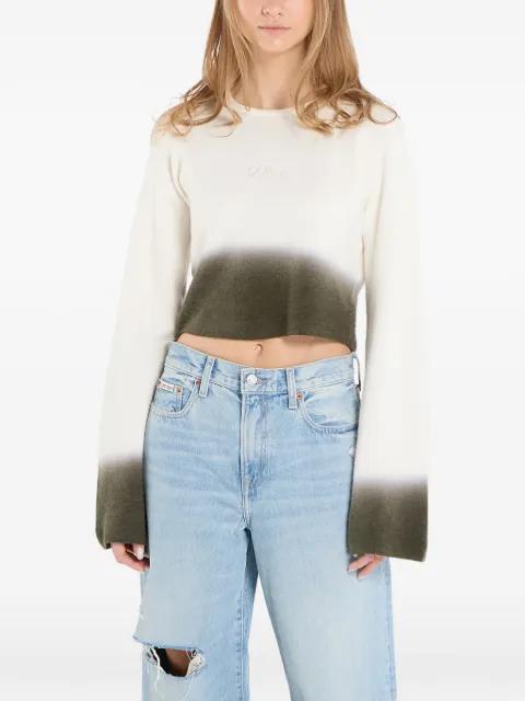 cropped long-sleeve top by DIME