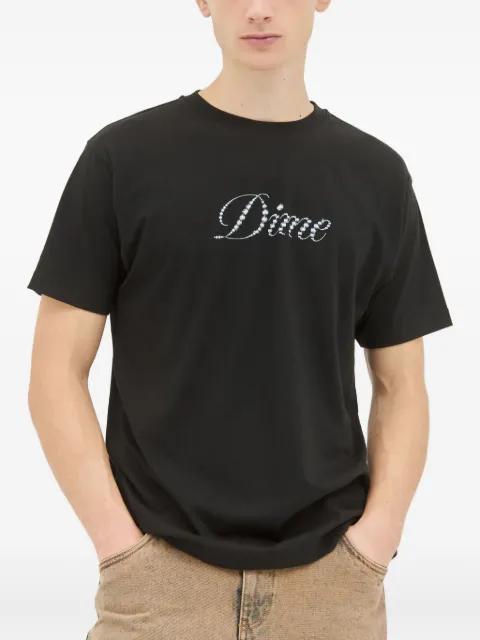 embellished crew-neck T-shirt by DIME