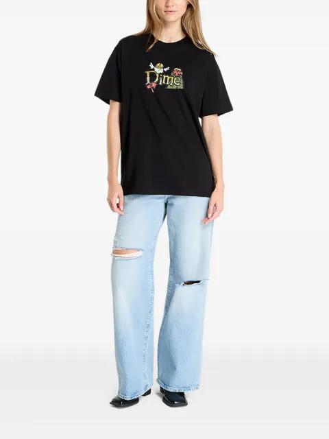 graphic-print cotton T-shirt by DIME