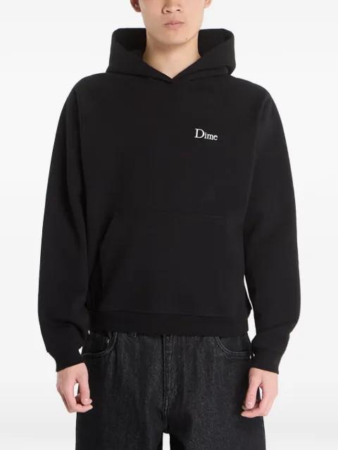 logo-detail hoodie by DIME