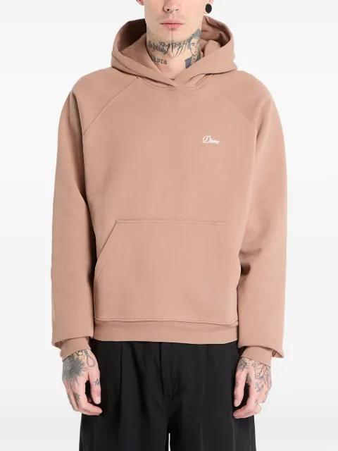 logo-detail pouch-pocket hoodie by DIME