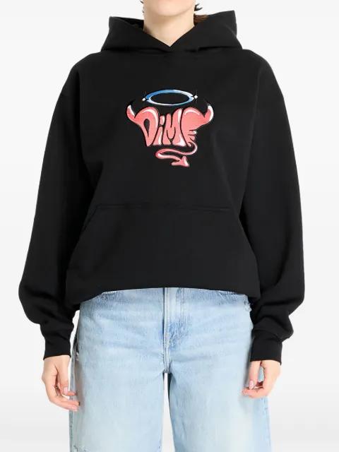 logo-embroidered hoodie by DIME
