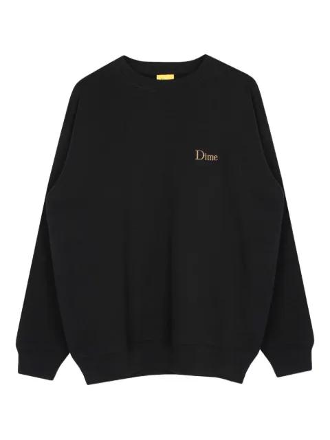 logo-embroidered sweatshirt by DIME