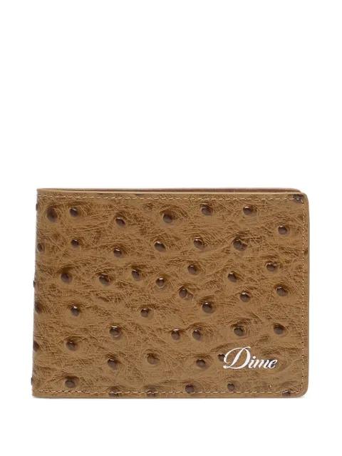 logo-print bifold wallet by DIME