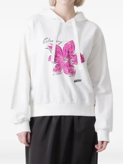 floral-print hoodie by DIMENSIONE DANZA