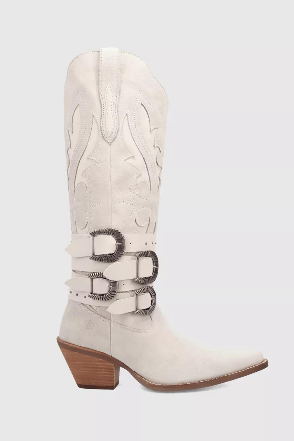 Dingo Buck Wild Suede Leather Cowboy Boot by DINGO