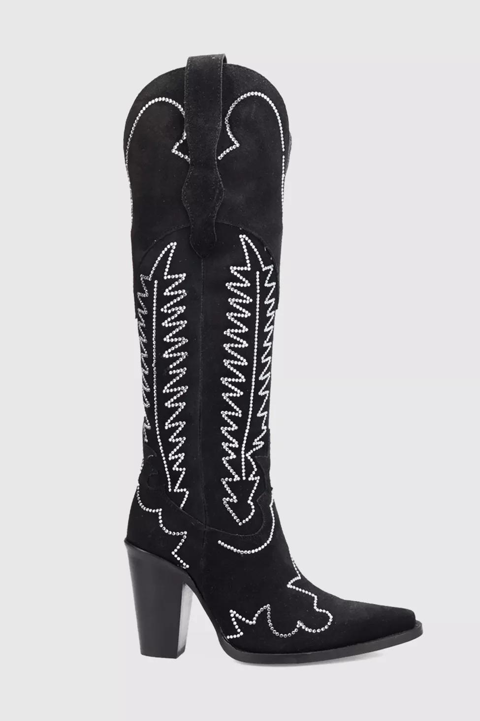 Dingo Double Take Suede Leather Cowboy Boot by DINGO