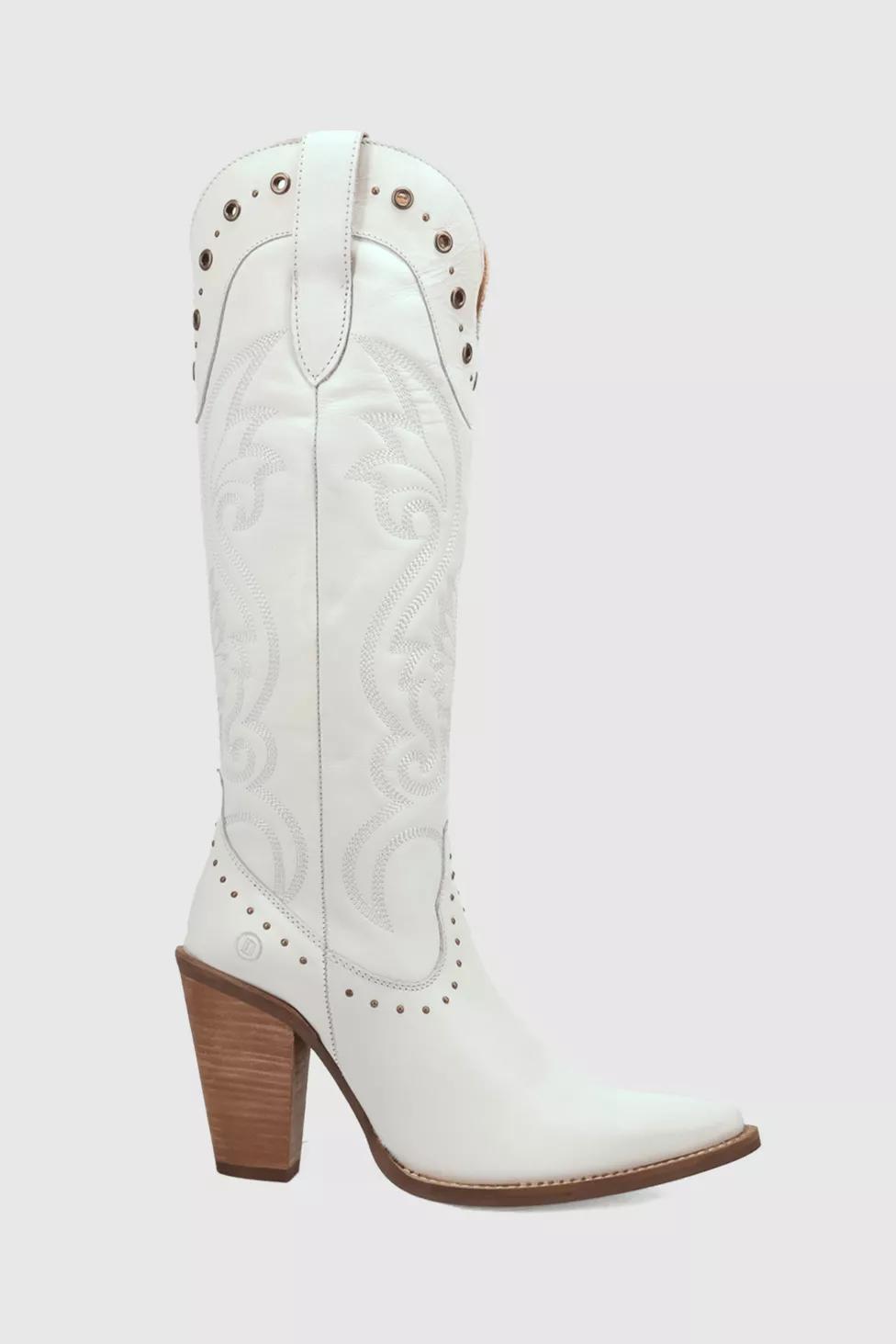 Dingo Rock N' Rebel Leather Studded Cowboy Boot by DINGO