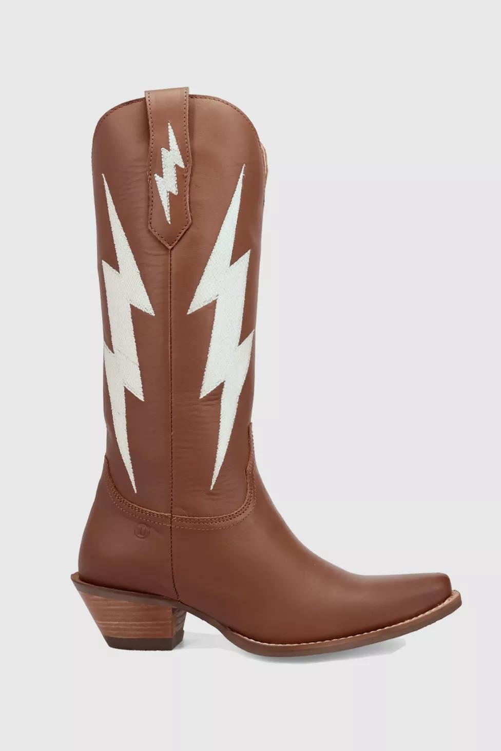 Dingo Thunderbolt Leather Cowboy Boot by DINGO