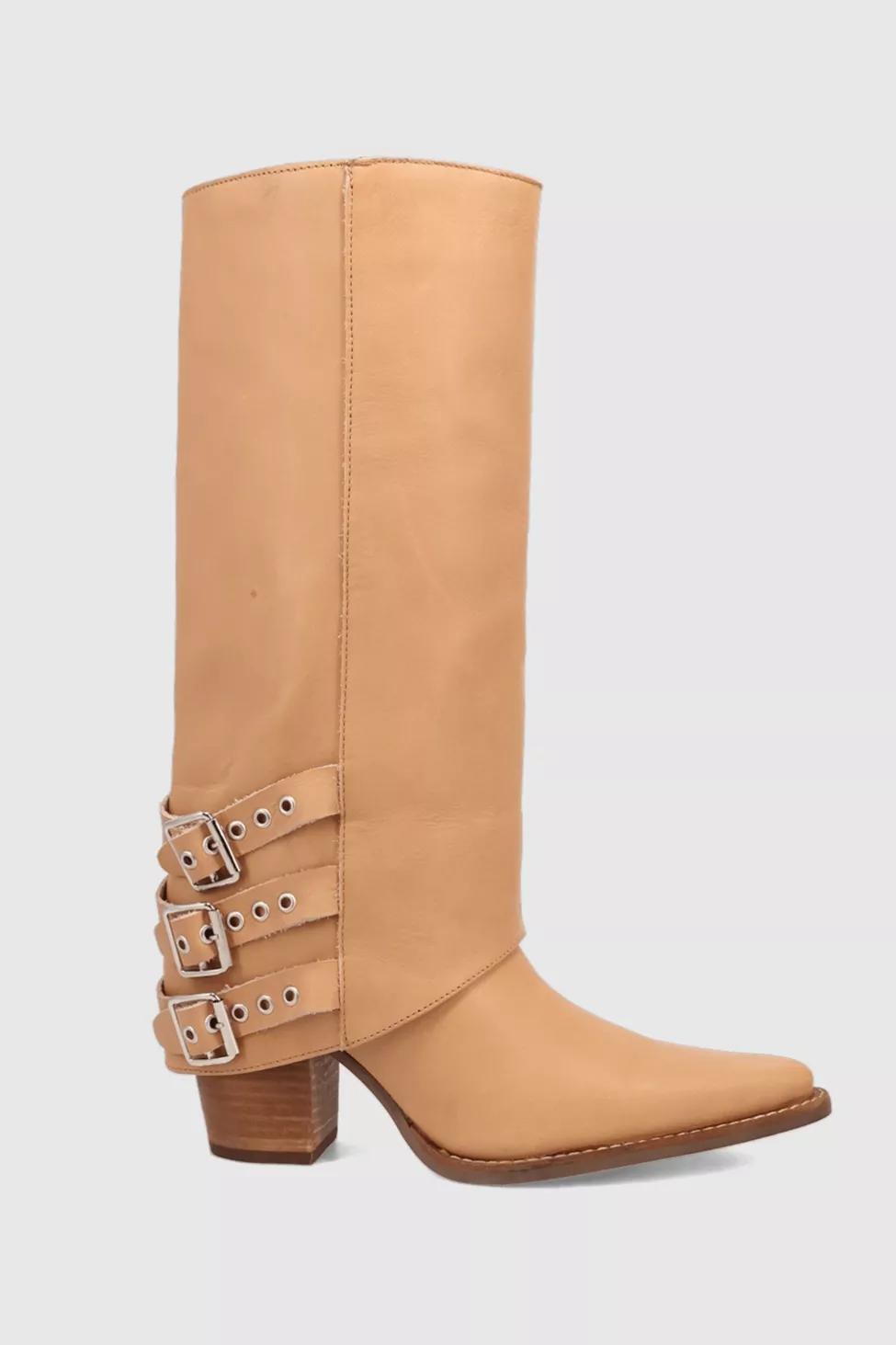 Dingo Urban Cowgirl Leather Foldover Cowboy Boot by DINGO