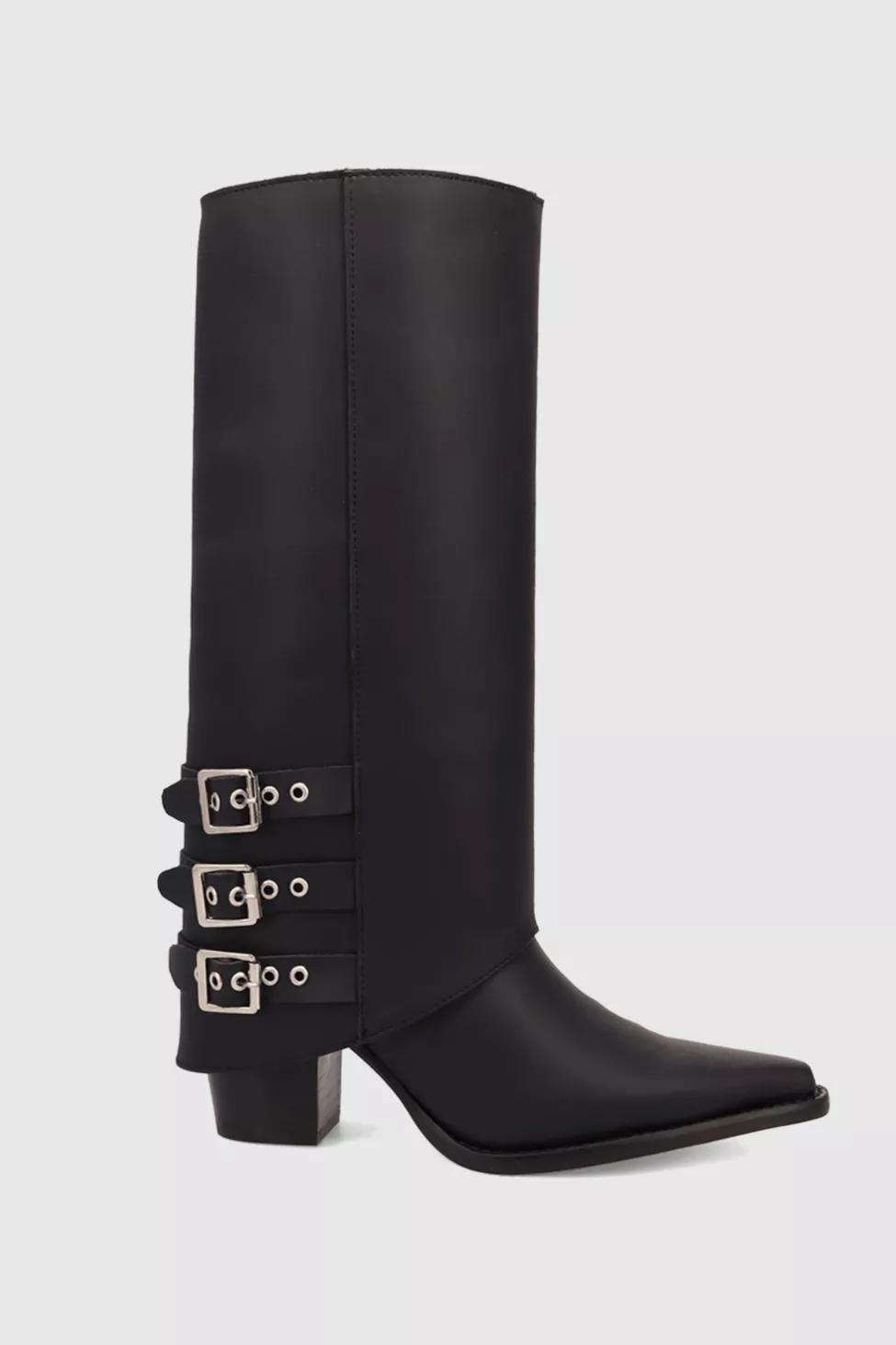 Dingo Urban Cowgirl Leather Foldover Cowboy Boot by DINGO