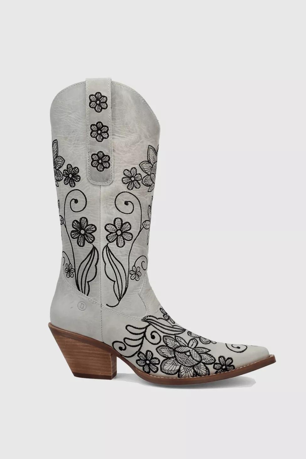 Dingo Western Swing Leather Cowboy Boot by DINGO