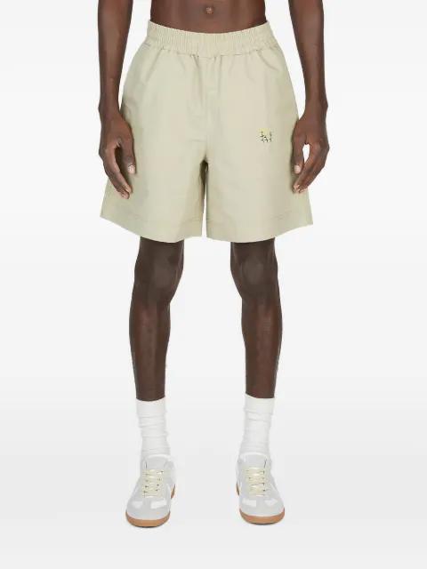 detail-embroidery shorts by DIOMENE