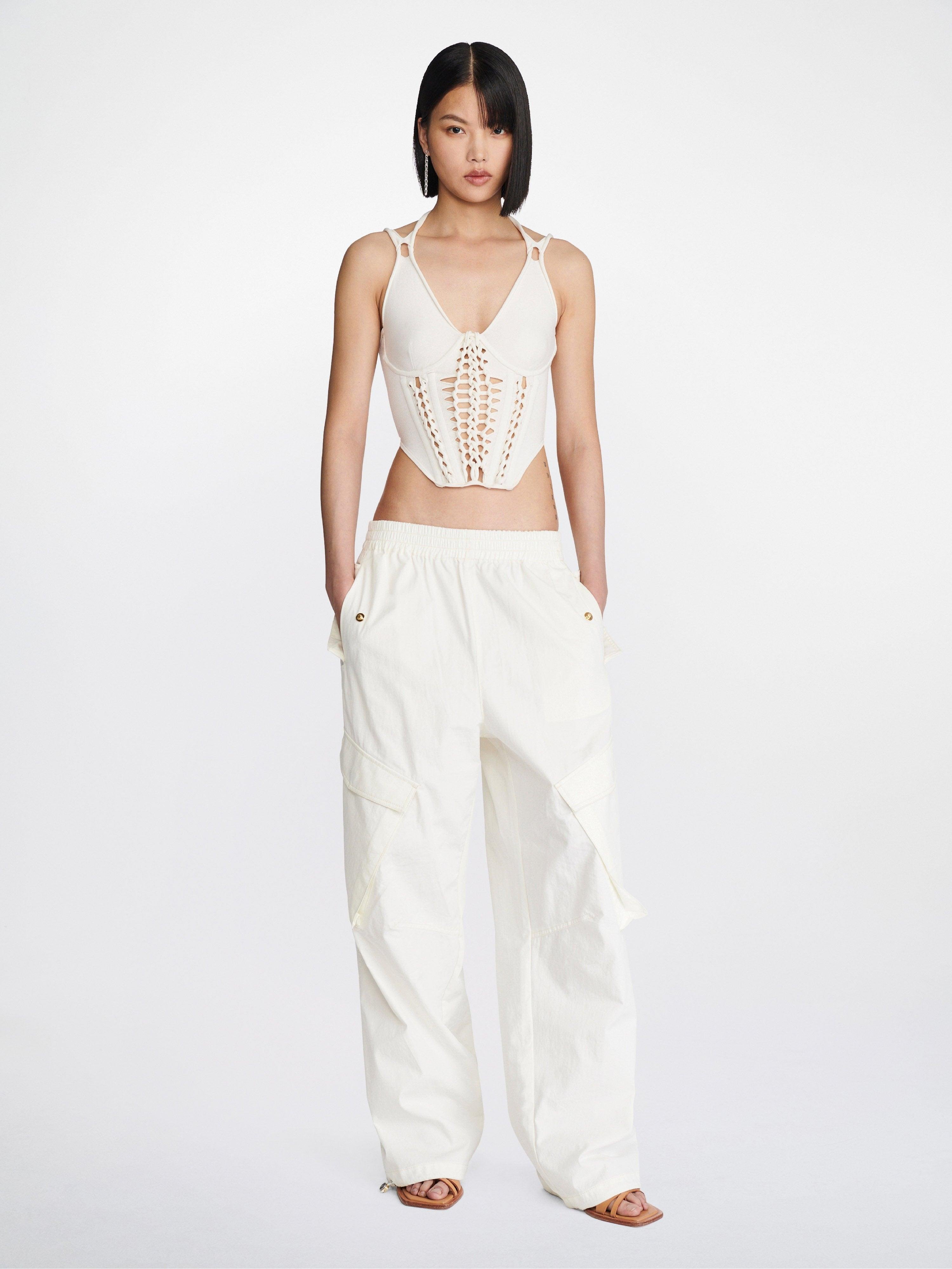 BRAIDED CORSET by DION LEE