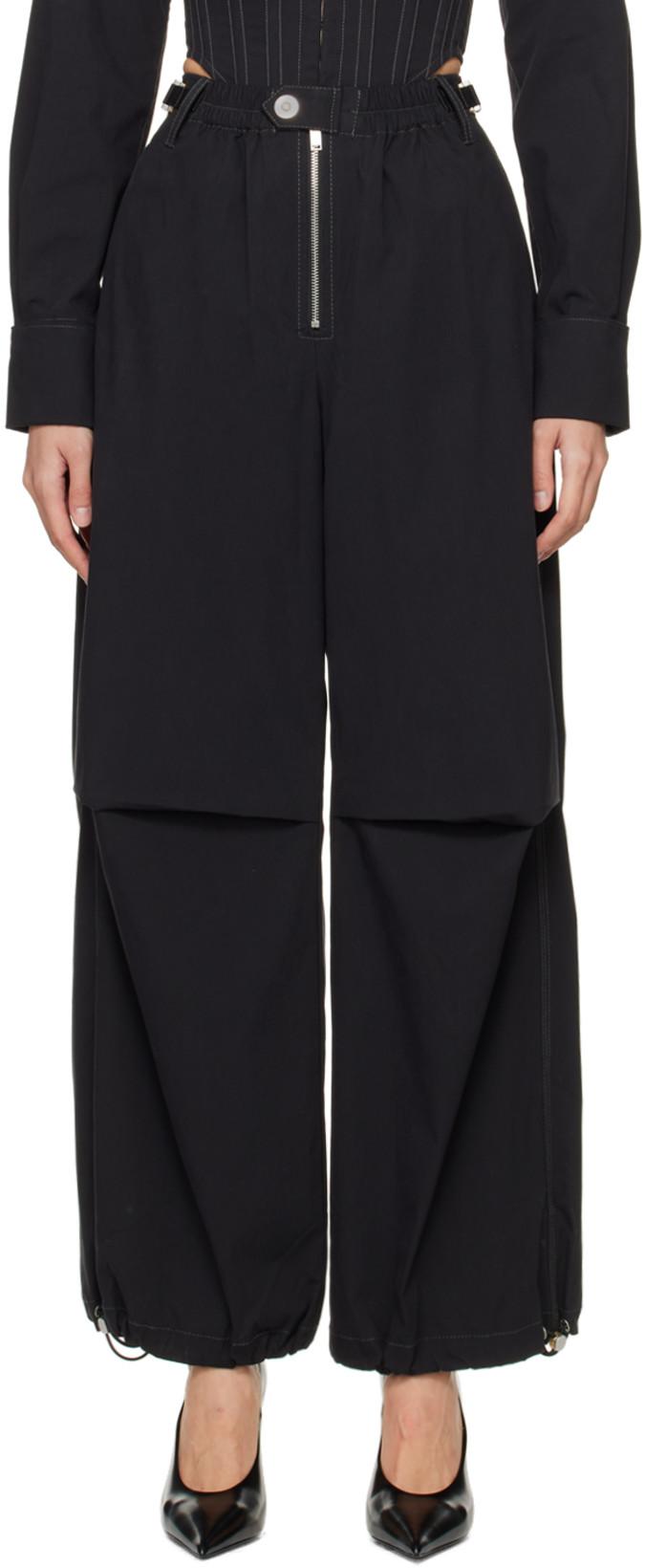 Black Flight Trousers by DION LEE