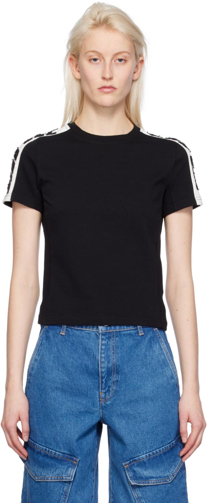 Black Slim T-Shirt by DION LEE