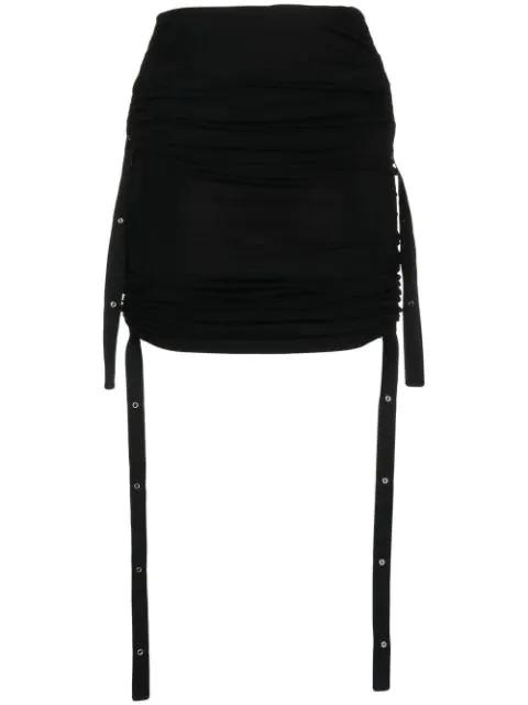 Doric ruched midi skirt by DION LEE