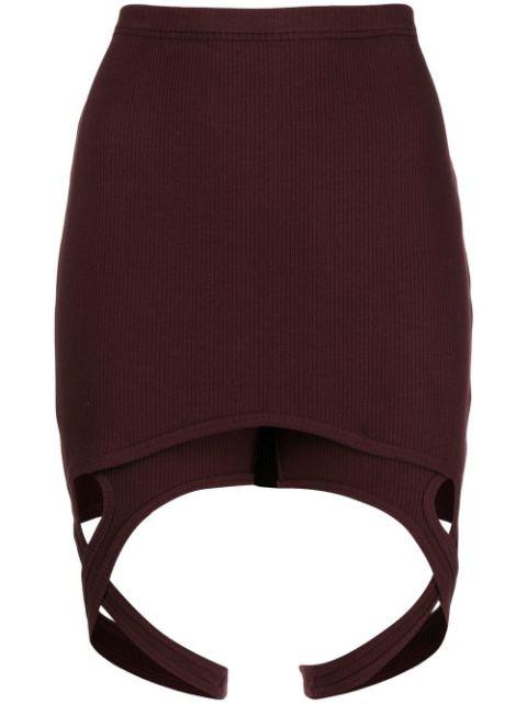 Double Lock mini skirt by DION LEE