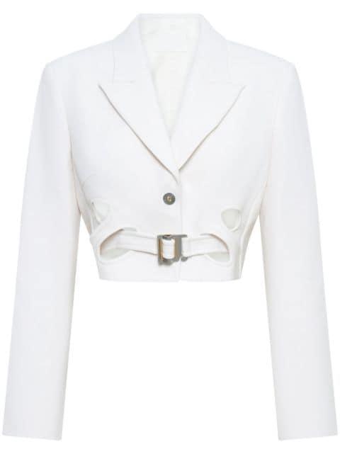 Interloop belted blazer by DION LEE