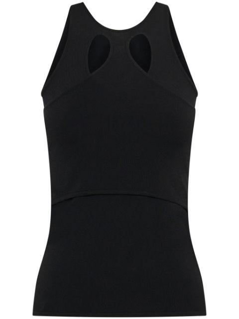 Mobius Loop cut-out tank top by DION LEE