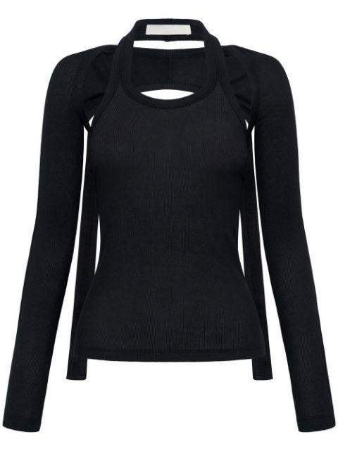 Modular open-back top by DION LEE