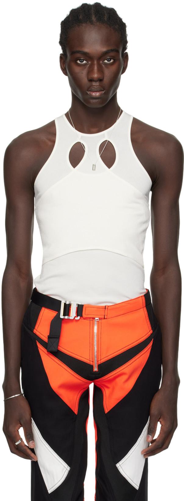 Off-White Mobius Loop Tank Top by DION LEE
