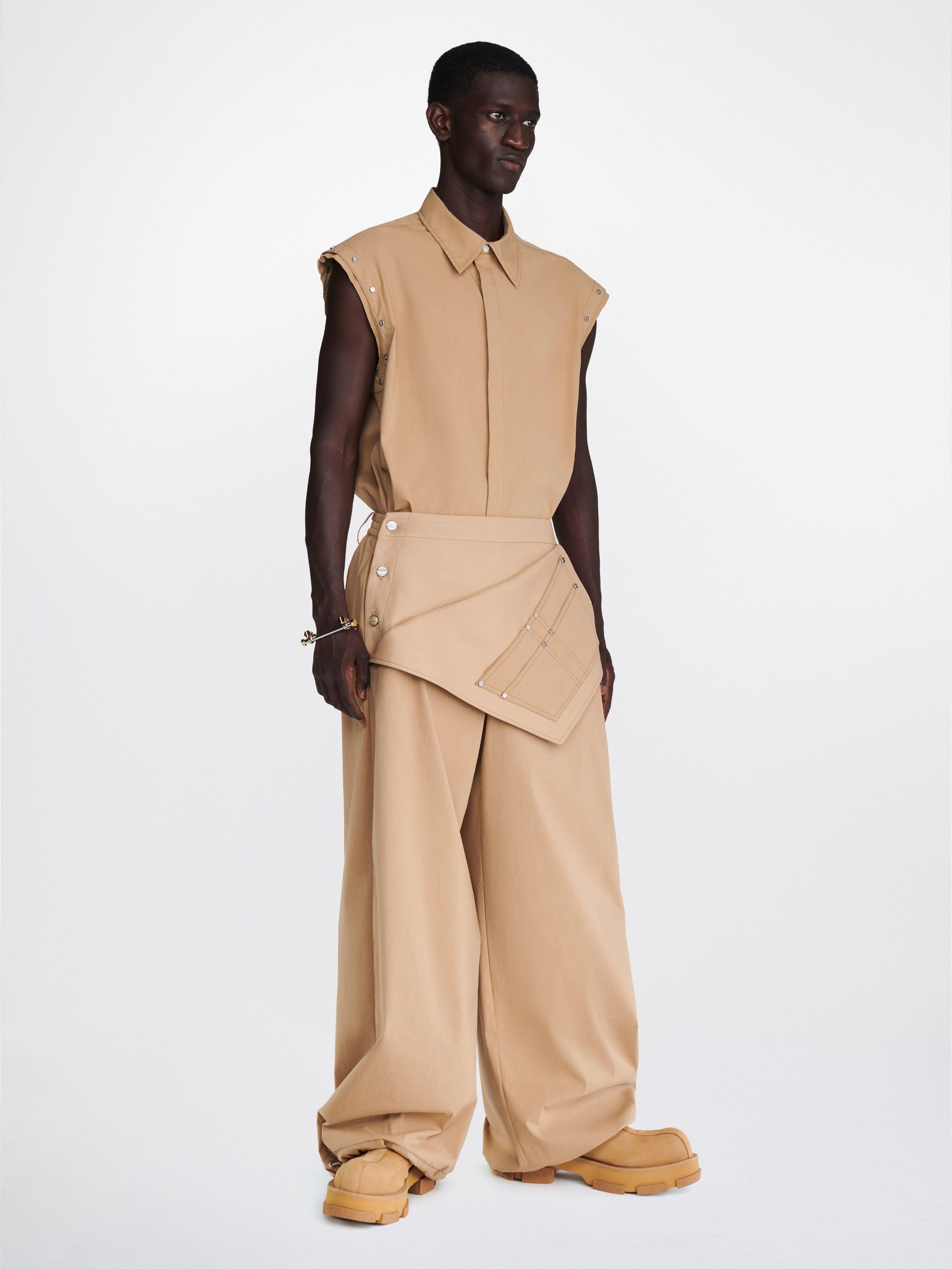 RIVETED SLEEVELESS SHIRT by DION LEE