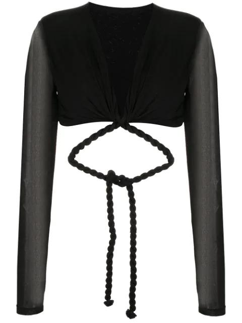 Rope wrap top by DION LEE