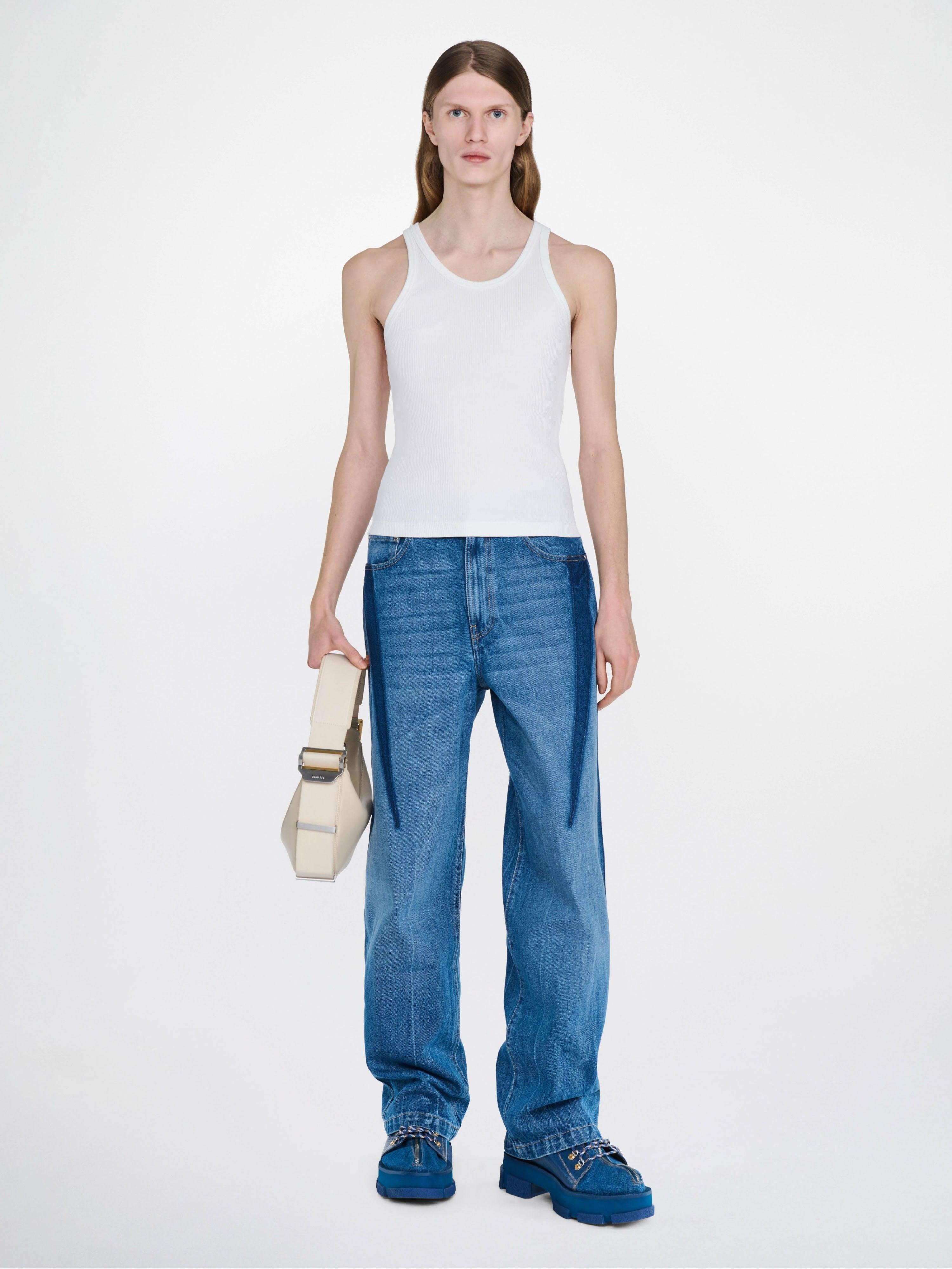 SLOUCHY DARTED JEAN by DION LEE