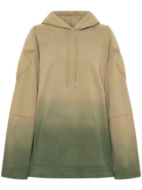 Sunfade ombré padded hoodie by DION LEE