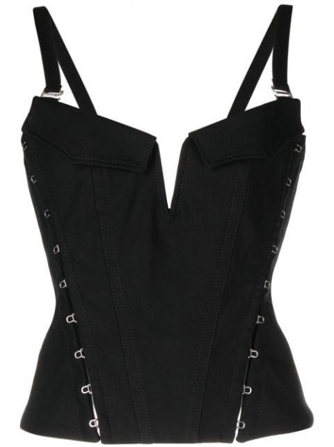 corset garter skirt by DION LEE