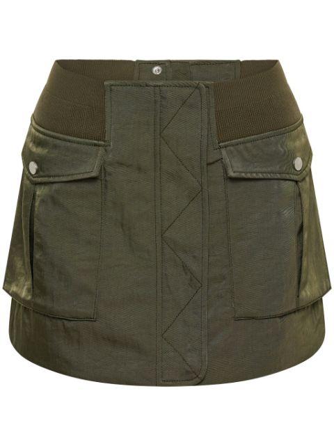 fitted military miniskirt by DION LEE