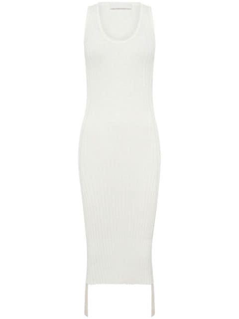 gathered utility dress by DION LEE