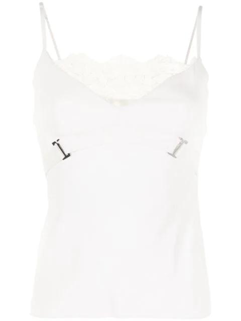 lace harness cami top by DION LEE