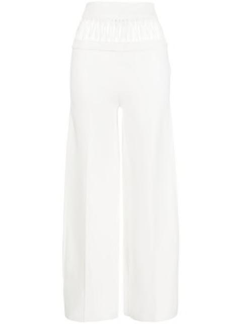 net-panel Suspend trousers by DION LEE