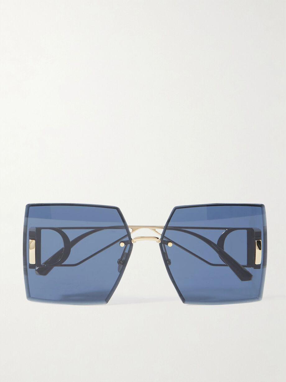 30Montaigne S7U square-frame gold-tone sunglasses by DIOR