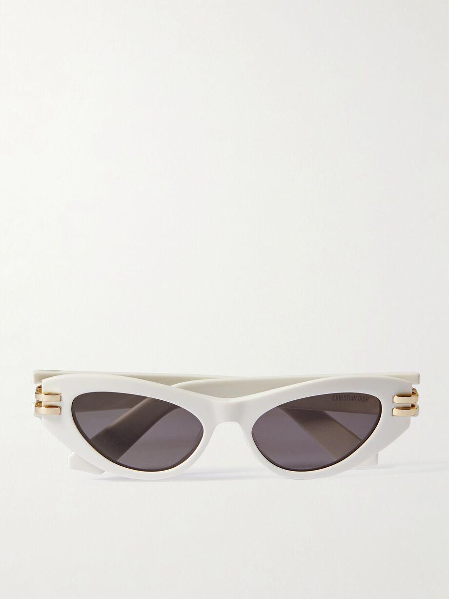 CDior B1U cat-eye acetate and gold-tone sunglasses by DIOR