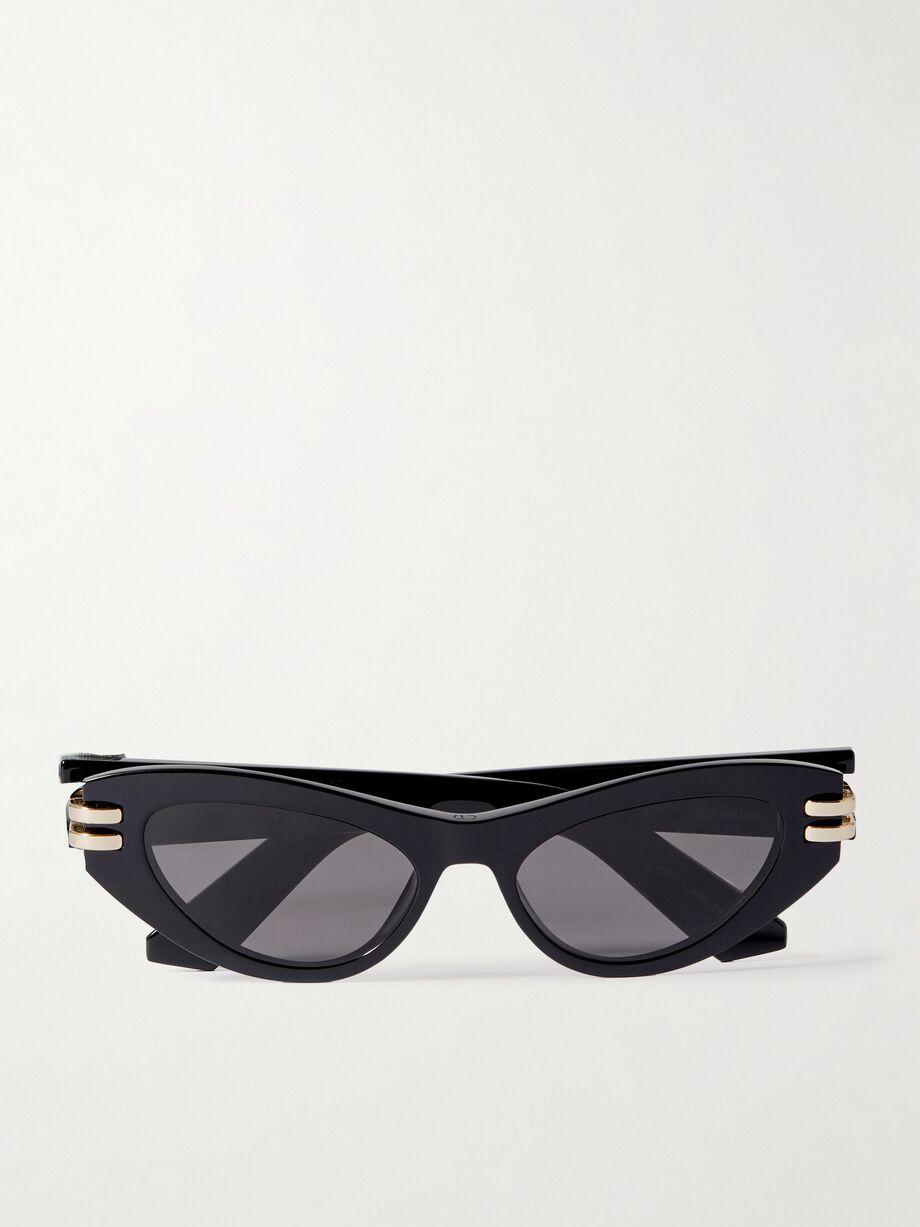 CDior B1U cat-eye acetate and gold-tone sunglasses by DIOR