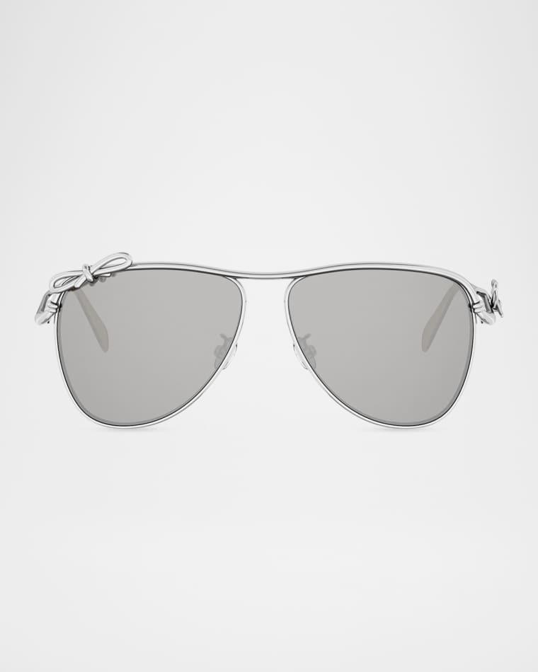 Dior Bow A1U Metal Aviator Sunglasses by DIOR