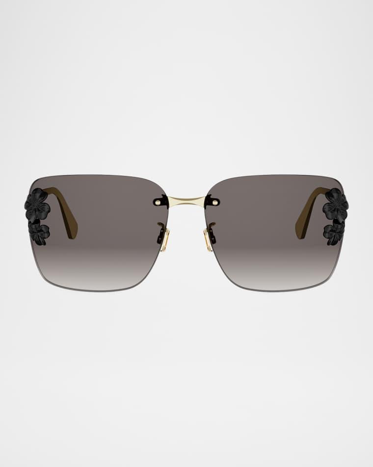 Dior Clover S1U Metal Square Sunglasses by DIOR