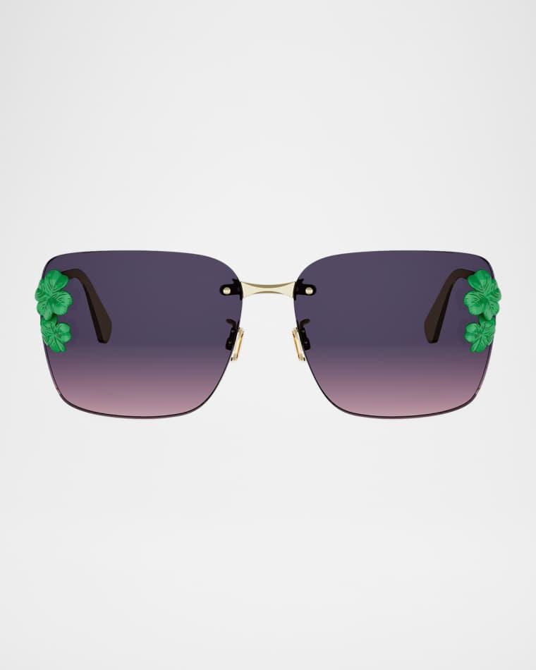 Dior Clover S2U Metal Square Sunglasses by DIOR
