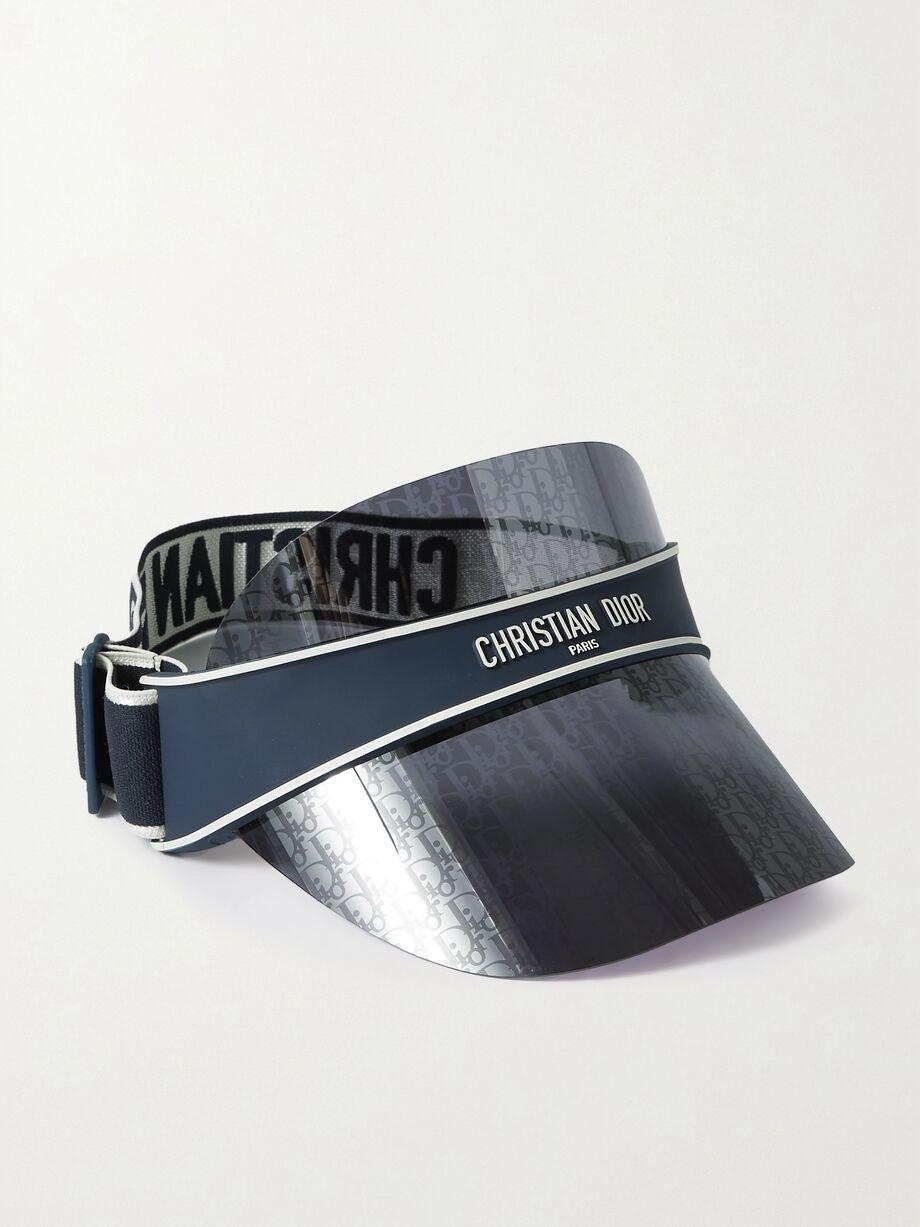 DiorClub V1U Perspex and cotton-blend jacquard visor by DIOR