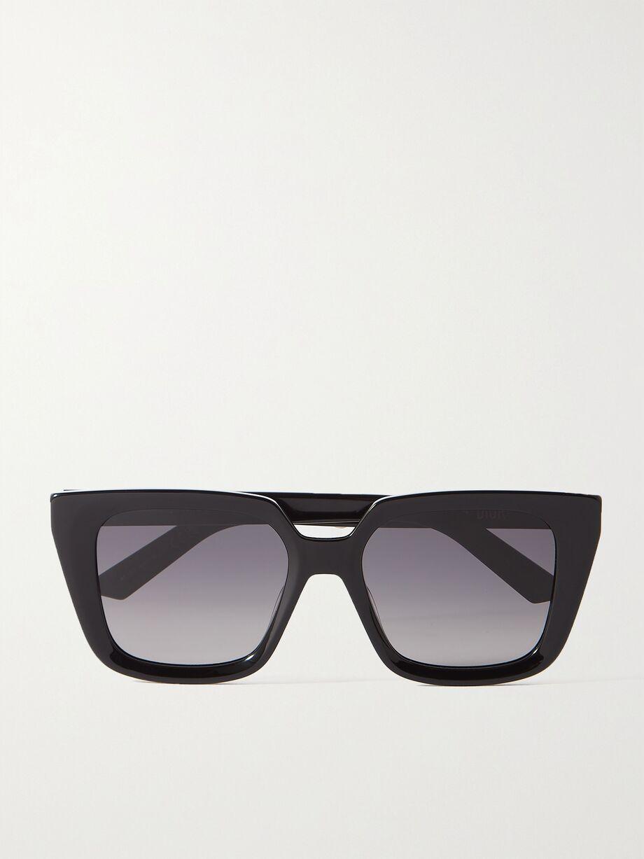 DiorMidnight S1I oversized square-frame acetate sunglasses by DIOR