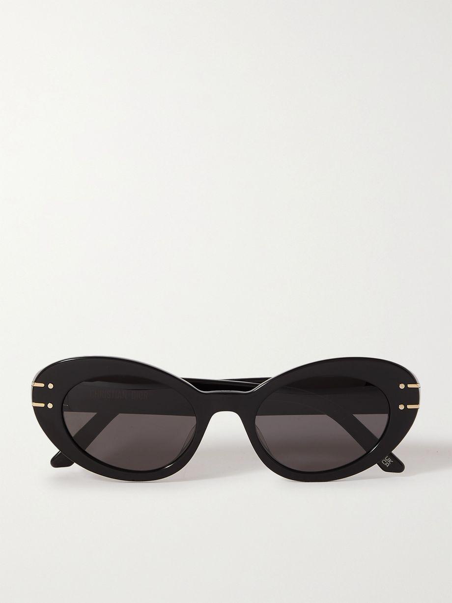 DiorSignature B3U cat-eye acetate and gold-tone sunglasses by DIOR