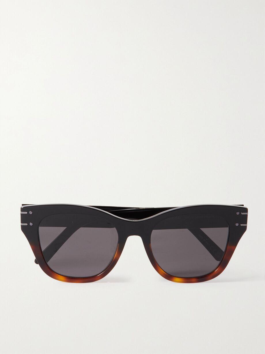 DiorSignature B4I square-frame tortoiseshell acetate sunglasses by DIOR
