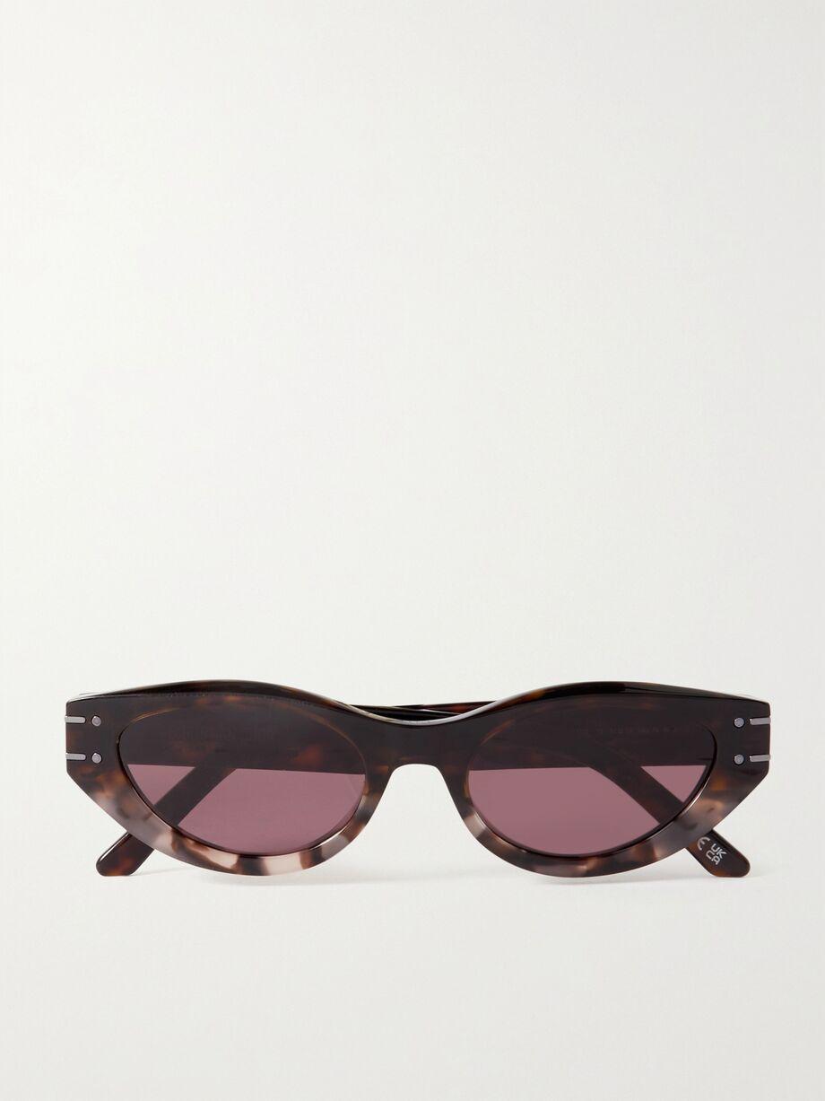 DiorSignature B5I oval-frame tortoiseshell acetate sunglasses by DIOR