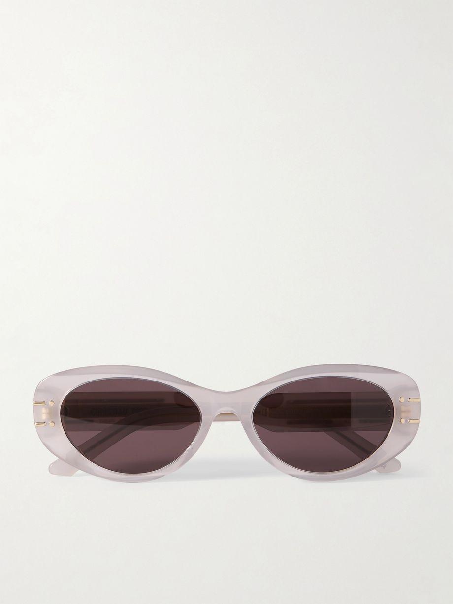 DiorSignature B8U oval-frame acetate sunglasses by DIOR