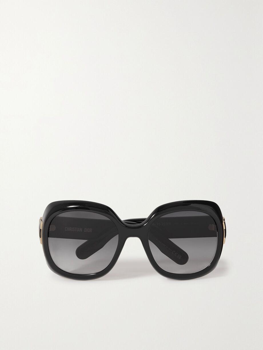 Lady 95.22 R2I oversized round-frame acetate sunglasses by DIOR