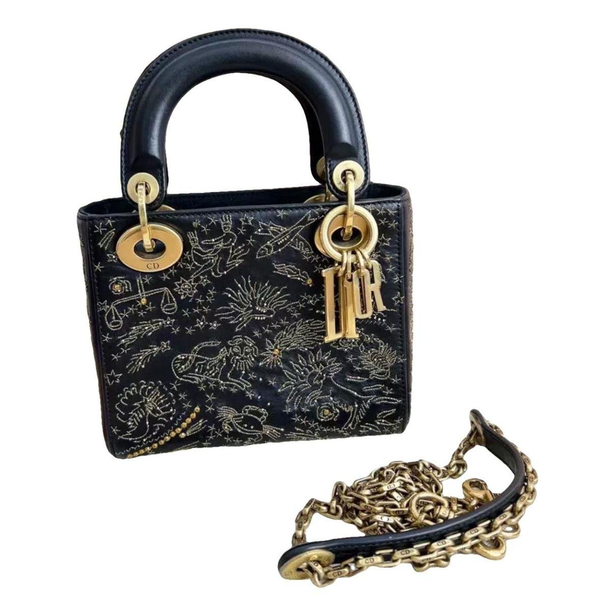 Lady Dior leather handbag by DIOR